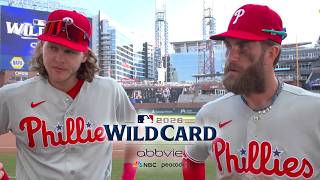 Bryce Harper knew he had to 'come up big' in Game 2 | 2026 MLB Wild Card Series | NBC Sports