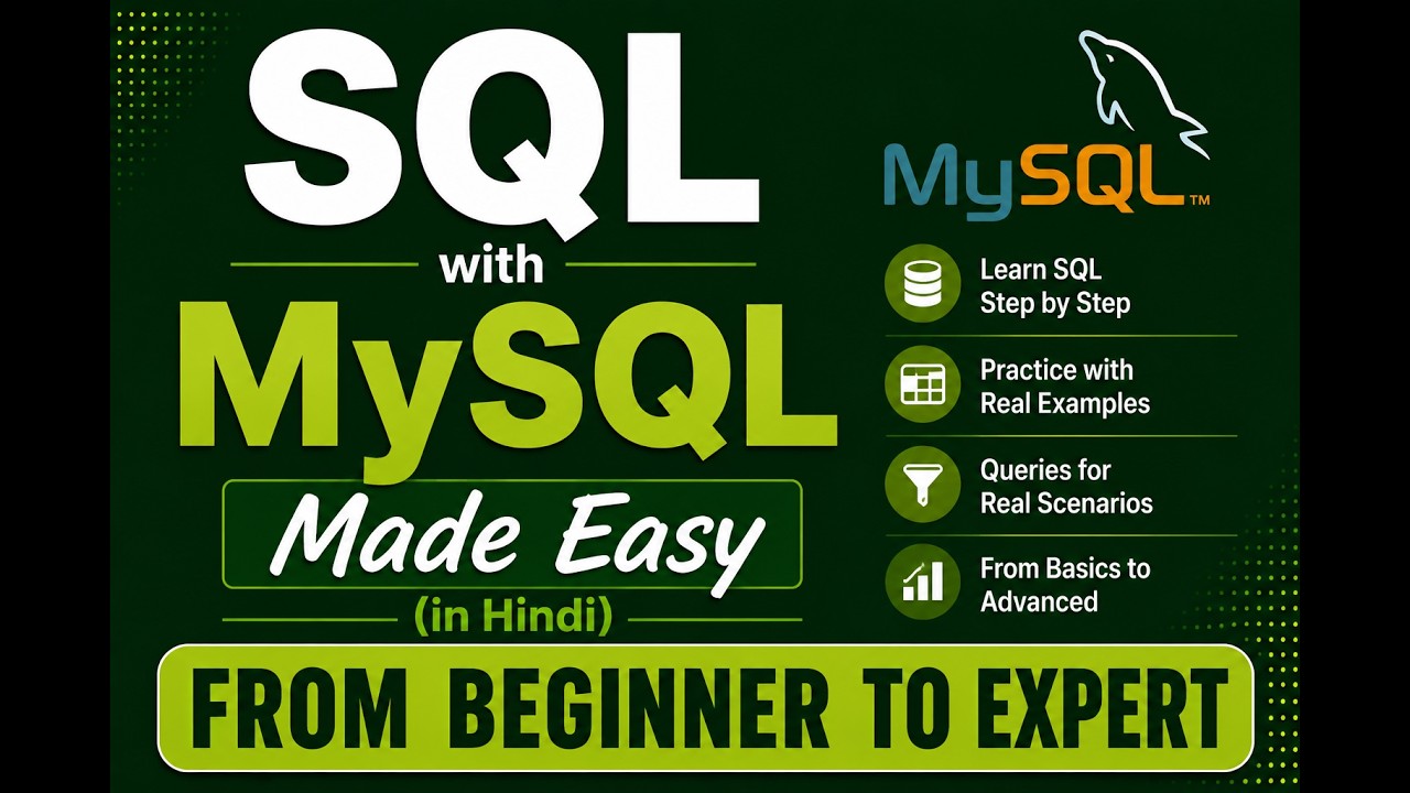 Part 2: Complex SQL DDL, DML and Database Administration commands in Hindi