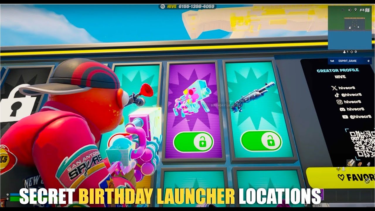 How to Get BIRTHDAY LAUNCHER 1v1 With Every Gun - YouTube