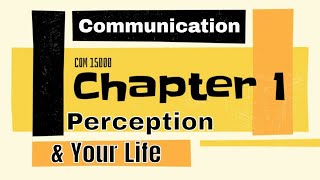 Communication, Perception, and Your Life