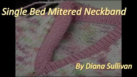 Mitered Neckband for V-Neck Raglan