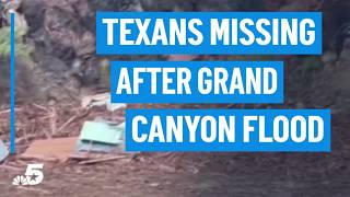 Grand Canyon flash flood video shows search for missing Texans | NBCDFW