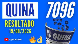🍀 QUINA RESULTS 7096 TODAY (08/19/2026) | Draw Contest 7096