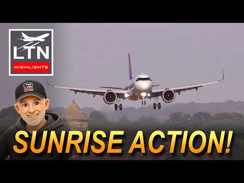 ☀️ SUNRISE PLANE SPOTTING | LUTON AIRPORT 12.08.2026