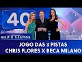 Jogo das 3 Pistas - Chris Flores x Beca Milano | Programa Silvio Santos (11/04/21)