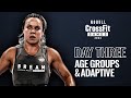 Saturday day 3 agegroup and adaptive  2022 nobull crossfit games