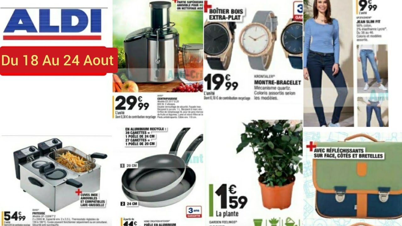 Aldi Catalogue Francais Du 11 Au 17 Aout Special Usa Youtube