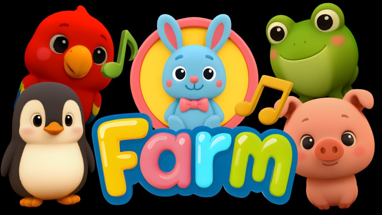 Calm Bunny Farm - Sensory Music Video