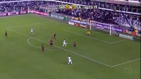 Gol De Neymar Que Ganhou o Premio Puskas 2011 - Santos FC x Flamengo Campeonato Brasileiro 2011