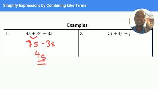 G8 - Mod 4 | L9: Simplify Expressions by Combining Like Terms