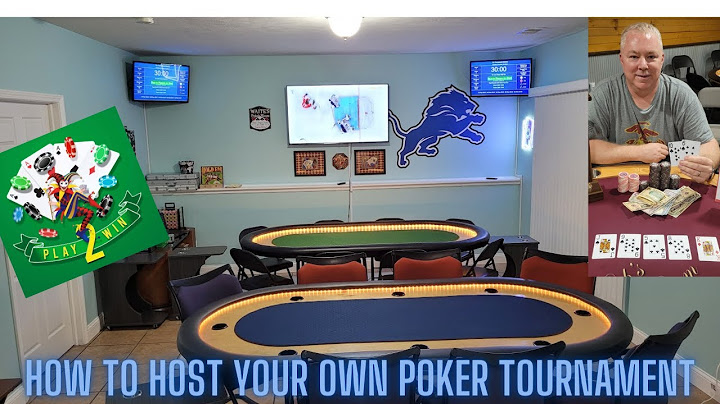 Hosting a Home Poker Tournament