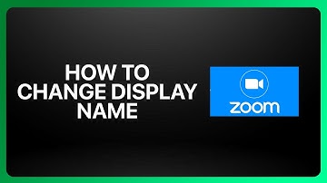 How To Change Display Name in Zoom 2025! Tutorial