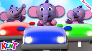 Aprender Colores Con Auto | Kent el Elefante | Dibujos Animados