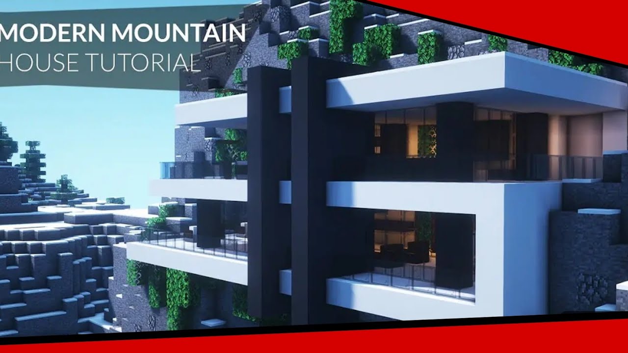 Minecraft: MOUNTAIN HOUSE TUTORIAL| How to Build in Minecraft - YouTube