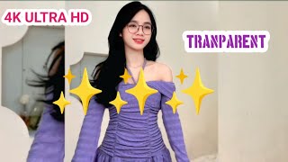 See Through Lingerie Try On Haul 2025 4K Wet Vs Dry Micro Bikini & Transparent Try On Haul