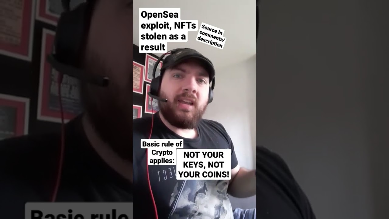 OpenSea victim to exploit/hack. NFTs stolen.