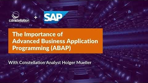 The Importance of Advanced Business Application Programming (ABAP)