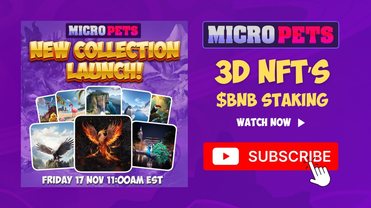 EARN $BNB! BRAND NEW 3D NFT COLLECTION