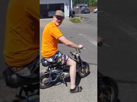 Honda minitrail Jerry rig