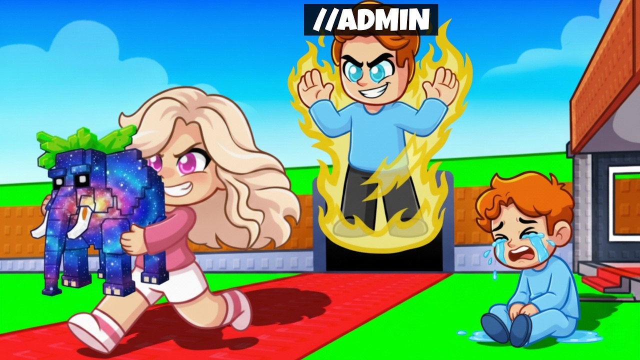 Melinda Var TOXIC Så Jag Använde ADMIN KOMMANDON i Steal A Brainrot!