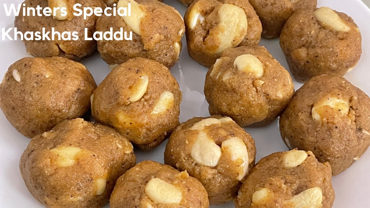 Khaskhas Besan ladoo -Winters Special  | सर्दियों के मौसम में फायदेमंद खसखस के लड्डू