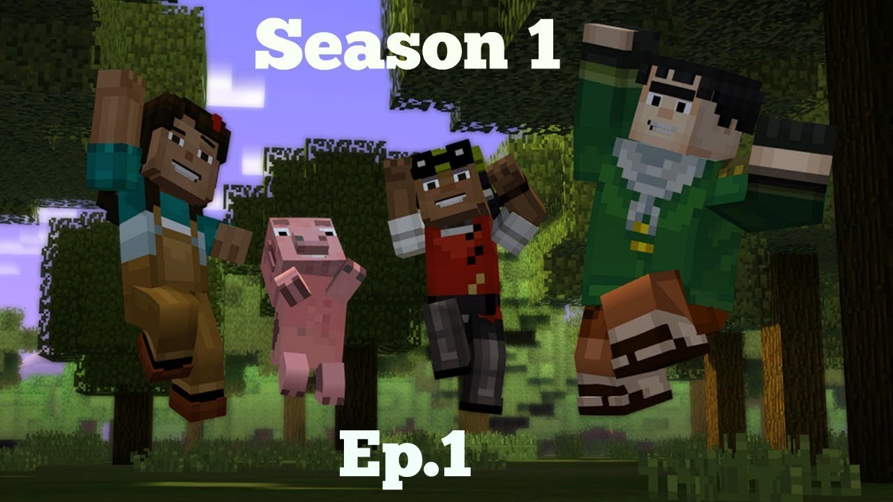 LET THE FUN BEGIN! || Minecraft Story Mode Season 1 Episode 1 - YouTube
