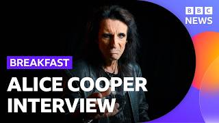 Alice Cooper says he's 'totally opposite' to his on-stage persona | BBC News