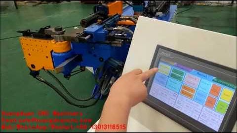 How to use DW series automatic pipe bending machine