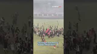 Persipura Fails to Promote, Fans Riot and Set Cars on Fire at Stadium