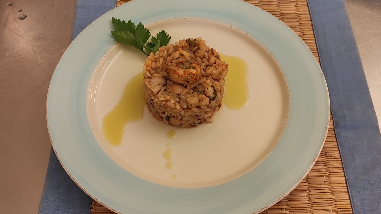Risotto di mare Ricetta semplice senza brodo YouTube