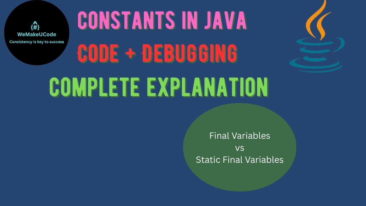 Constants in Java Explained | final vs static final vs Enum