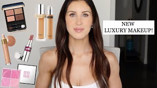 ✨TESTING ALL THE NEW LUXURY MAKEUP!✨CLE DE PEAU EYE QUAD IN BEACH PEBBLES, PRADA FOUNDATION &amp; MORE✨