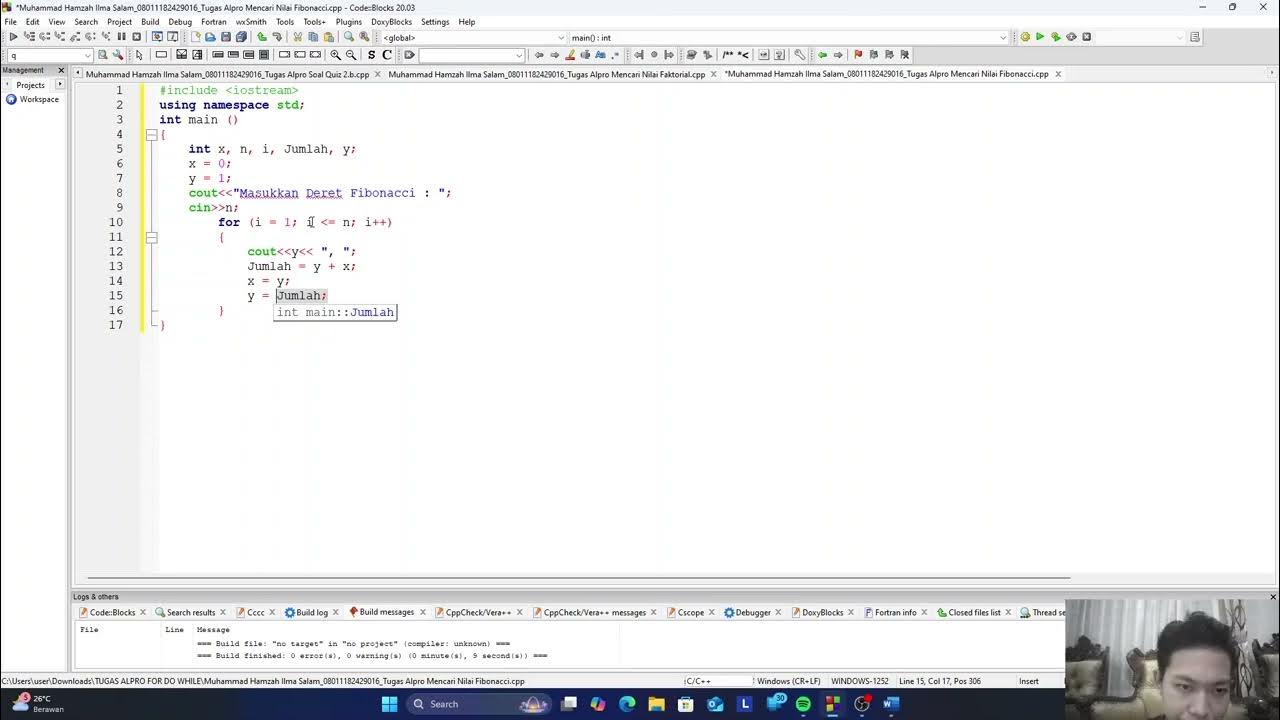 Program Menghitung Deret Fibonacci_Muhammad Hamzah Ilma Salam ...