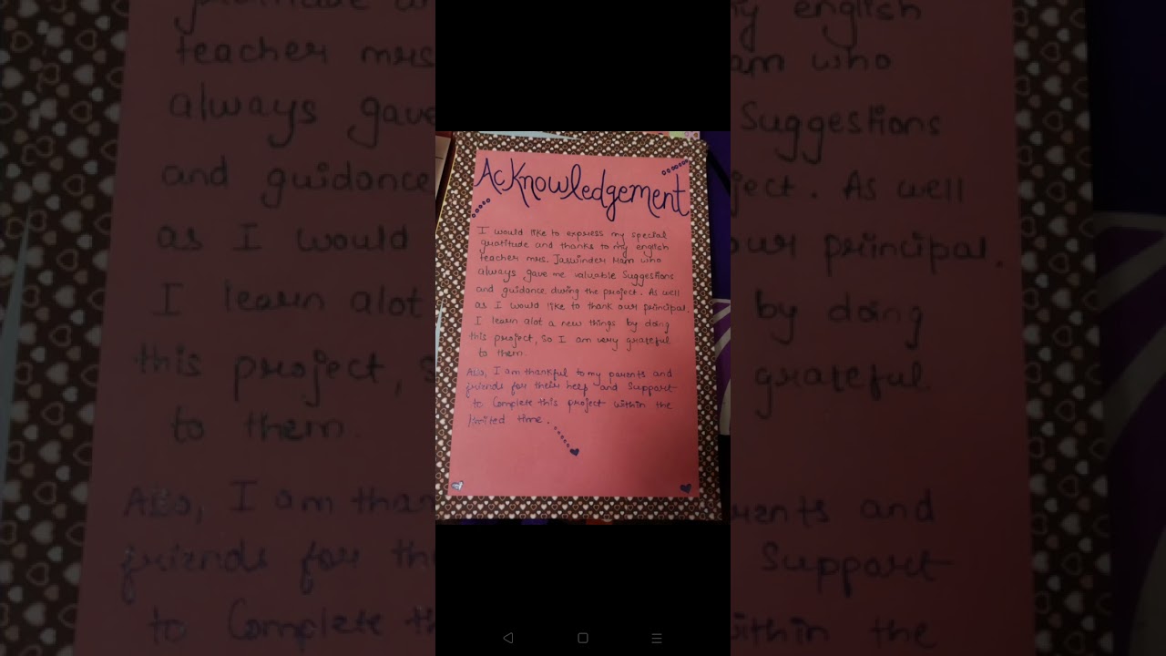 class 12 English project file on the tiger king