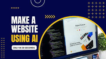 Make a website in 30 seconds using an AI