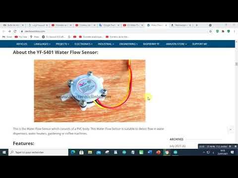 Water Flow Sensor Arduino, Water Flow Rate & Volume Measurement - YouTube