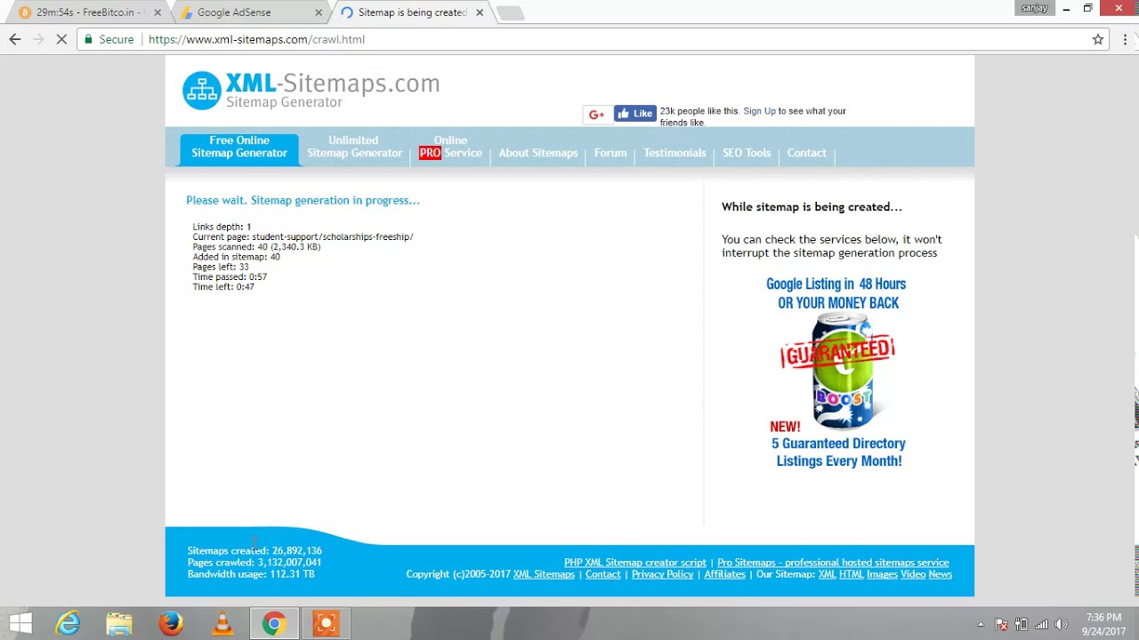 how to create sitemap for website on google youtube