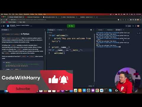 if   name   == ''  main  '' in Python   Python Tutorial   Day #45