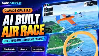 Build a 3D Flight Racing Game with Claude Code & Opus 5.5 | three.js, JavaScript | No Game Engine