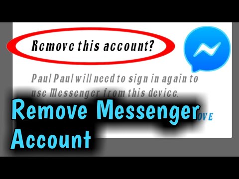 Remove Messenger Account || How to Remove Account From Messenger 2023