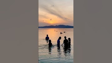 Bình minh ở bãi tắm Hồng Vàn đảo Cô Tô #binhminh #sunrise #beach #beachvibes