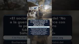 «El socialismo español del ‘No a la guerra’ se contradice con la posición de Pedro Sánchez sobre el