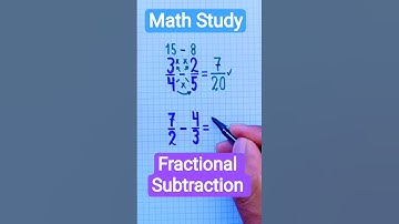 Fractional Subtraction Tricks .#basicproblems #fraction #subtraction #mathtricks #mathpuzzle