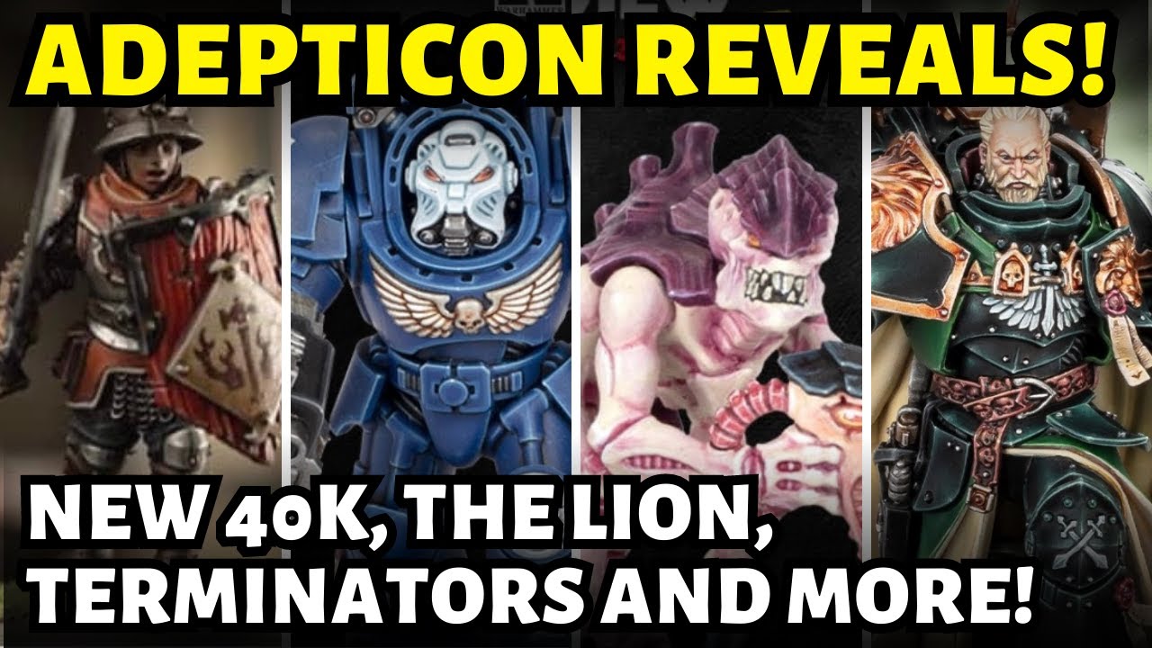 ALL Adepticon 2023 Reveals! Lion El’Jonson, Warhammer 40K tenth edition ...
