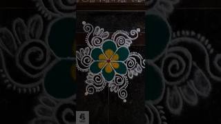 🌺3×2 Dots Beautiful Flower Rangoli😍Easy &amp; Trendy Kolam|neelamkrishnan#muggulu #rangoli#kolam#shorts