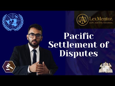 Pacific Settlement of Disputes