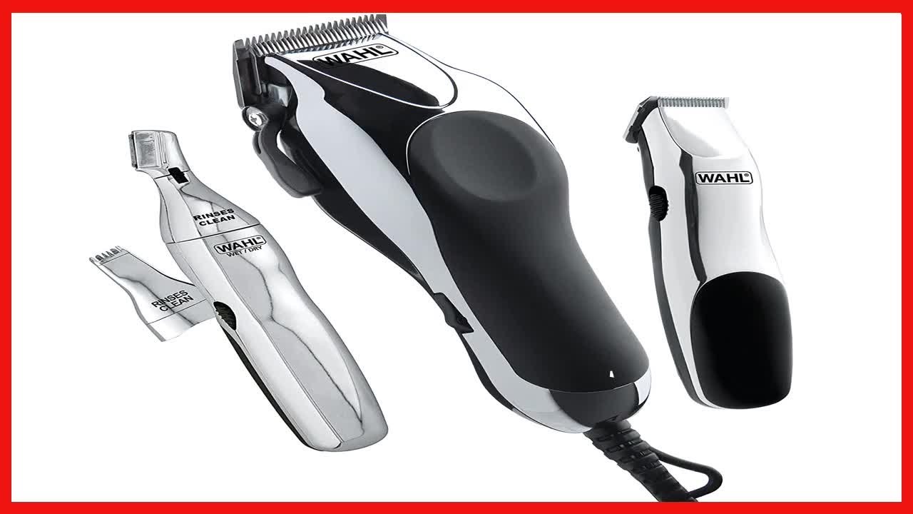 Wahl Clipper Home Barber Kit Electric Clipper, Touch Up Trimmer