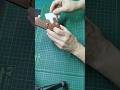 Mini Card Holder Lift Cover #handmade #diy #laser #leather