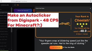 Make an Autoclicker from Digispark - 48 CPS (For Minecraft?) screenshot 5