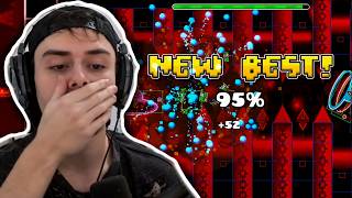 My Worst Geometry Dash Death Yet... (95% on Bloodbath)